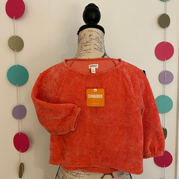 Gymboree salmon colored sweater size XS/4 NWT - Picture 1 of 9